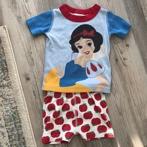 Hanna Andersson disney pajama short set